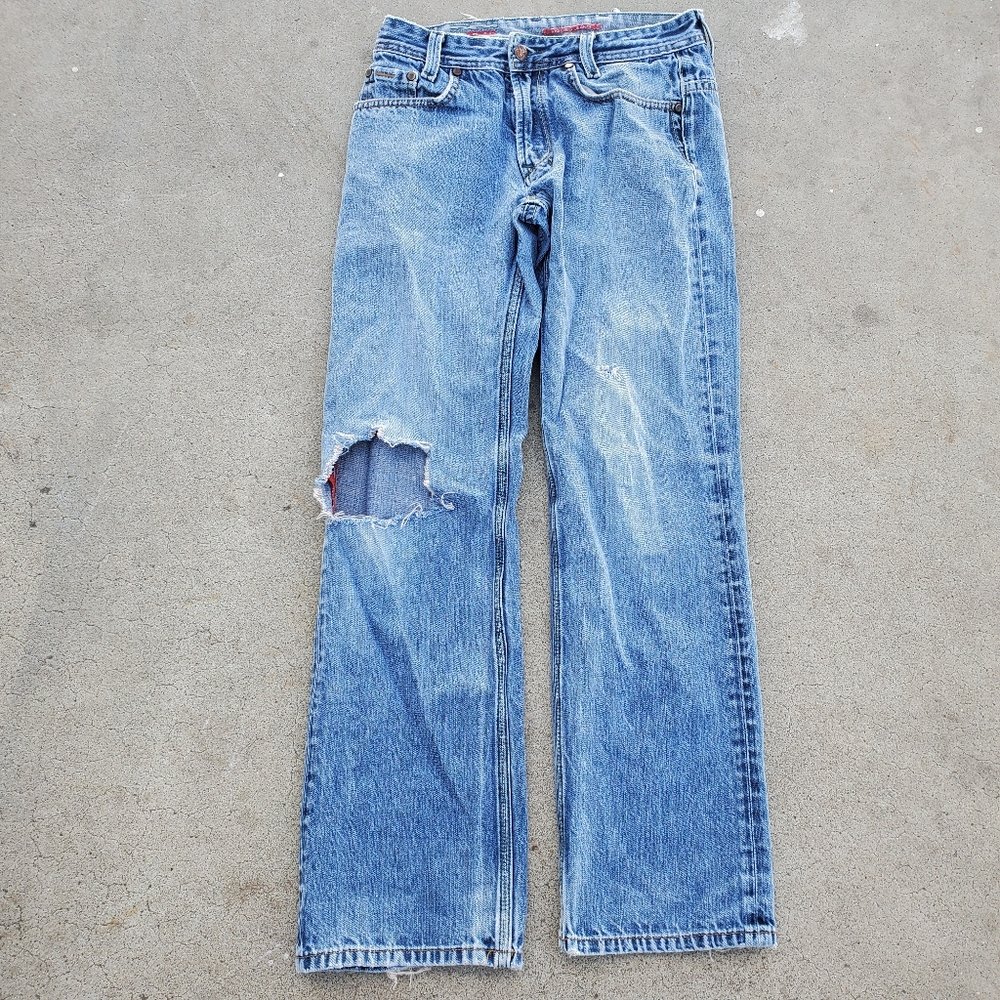 Vigoss Distressed Straight Jeans 32x30